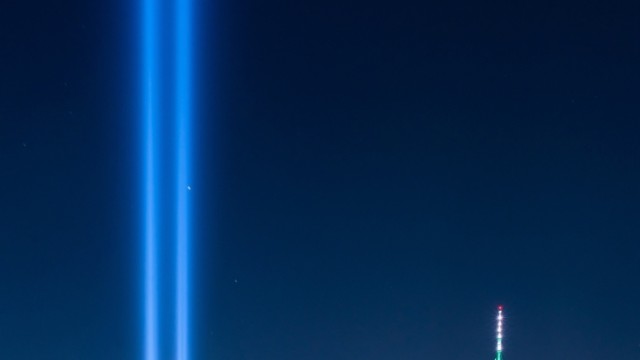 911 Memorial Tribute in Light