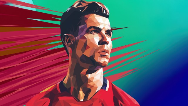 Cristiano Ronaldo Low poly