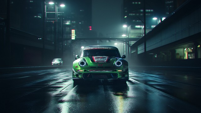 Cyberpunk Porsche 911
