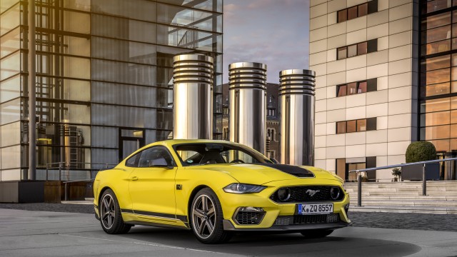 Ford Mustang Mach 1 Yellow cars