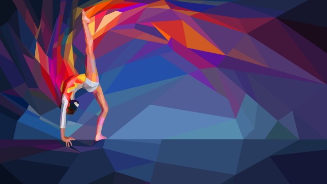 Gymnast Illustration