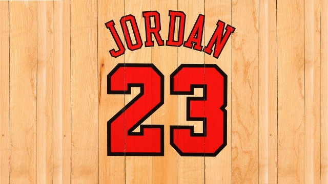 Jordan 23 Wooden background