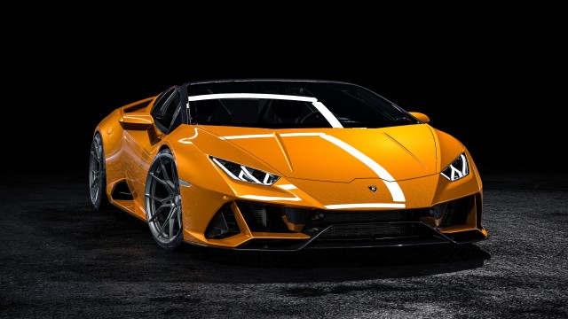 Lamborghini Huracan EVO Dark background