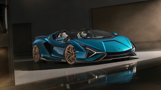 Lamborghini Sián Roadster Hybrid Supercar