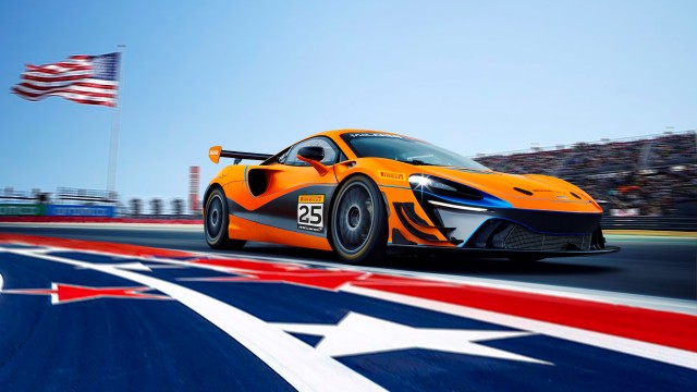McLaren Artura GT4 Race track