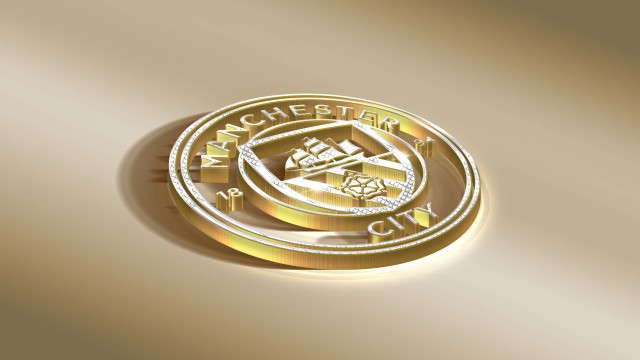 Manchester City FC Golden background