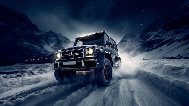 Mercedes-Benz AMG G 63 Cold night