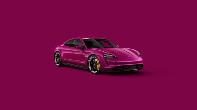 Porsche Taycan Magenta