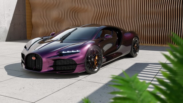 Purple aesthetic Bugatti Tourbillon
