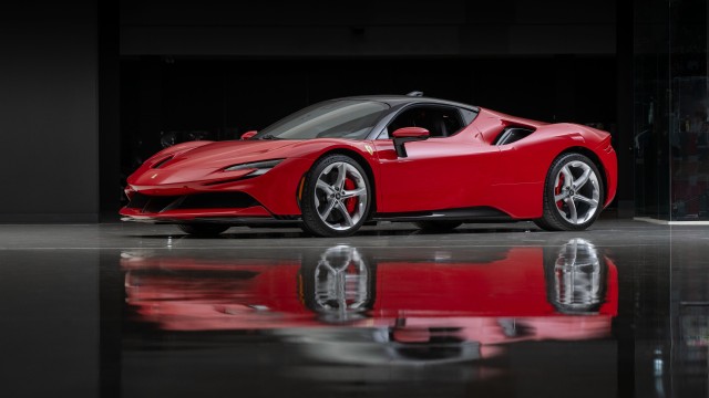 Red Ferrari SF90 Stradale