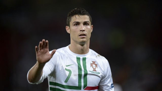 Portuguese soccer player Cristiano Ronaldo