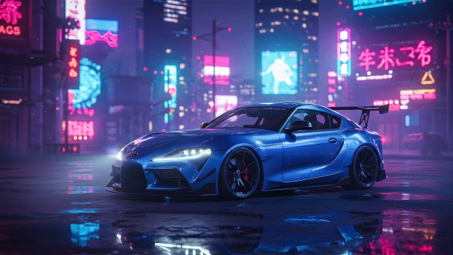 Toyota GR Supra City street