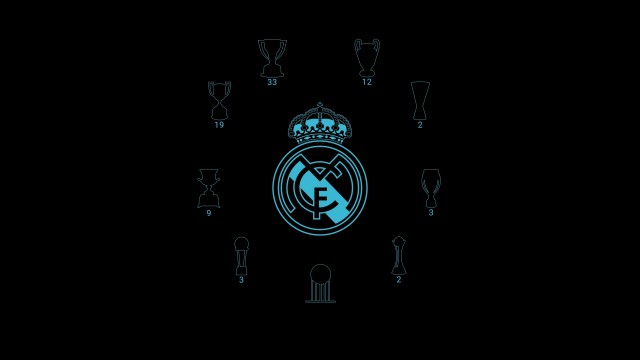 Real Madrid CF Black background