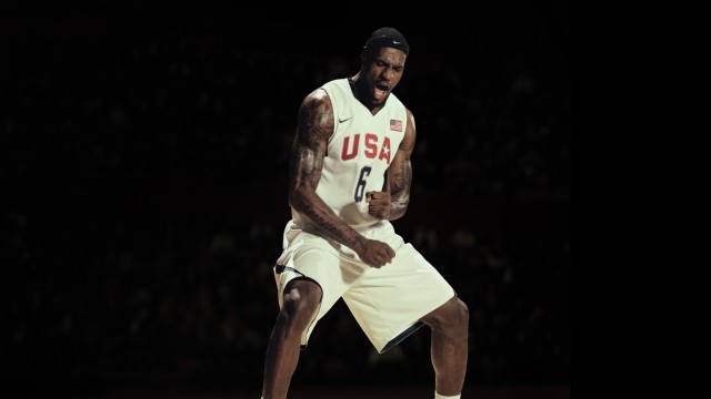American basketball player LeBron James
