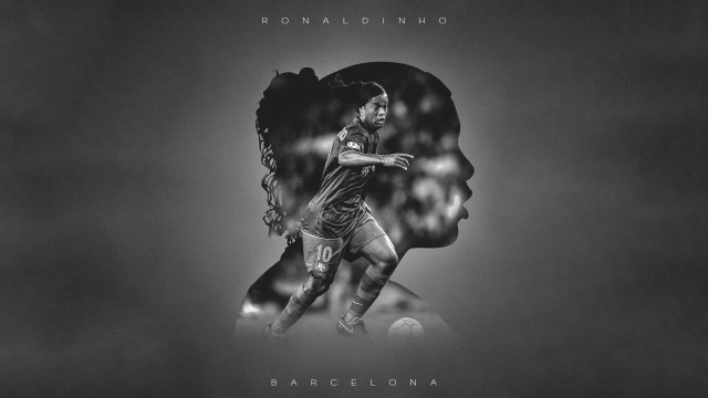 Ronaldinho Monochrome