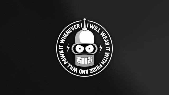 Bender (Futurama) Dark background