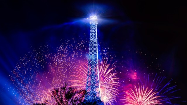 Eiffel Tower Fireworks
