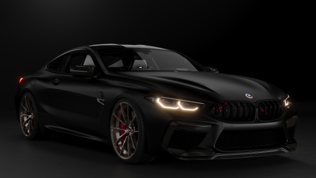 BMW M8 Gran Coupe Dark aesthetic