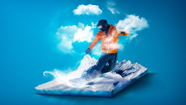 Snowboarding Surreal