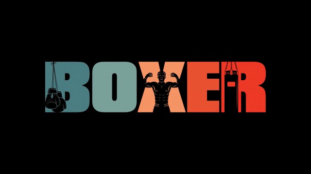 Boxer Black background