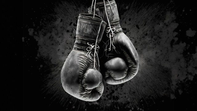 Boxing Gloves Dark background