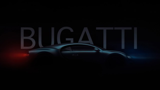 Bugatti Chiron Black background