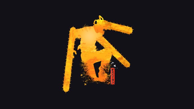 Chainsaw Man Dark background