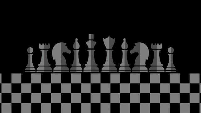 Chess pieces Black and White