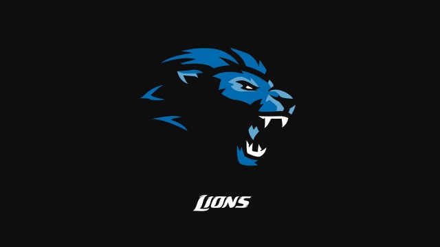 Detroit Lions Black background