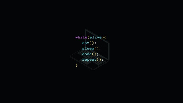 Eat Sleep Code Repeat AMOLED