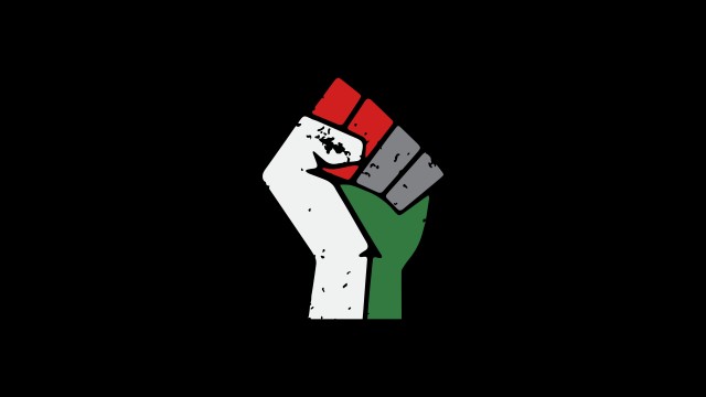 Free Palestine Fist