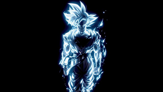 Goku Ultra Instinct Neon art