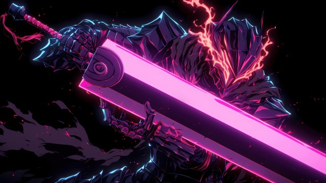 Guts (Berserk) Neon art