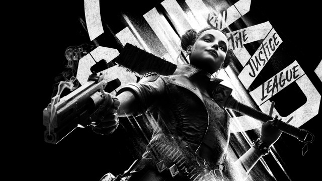 Harley Quinn Black and White