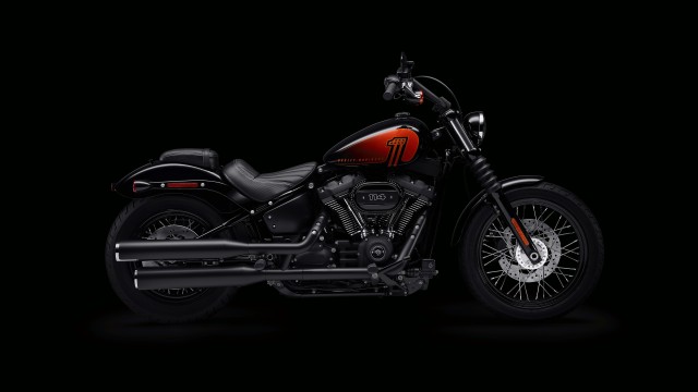 Harley-Davidson Street Bob 114 Black background