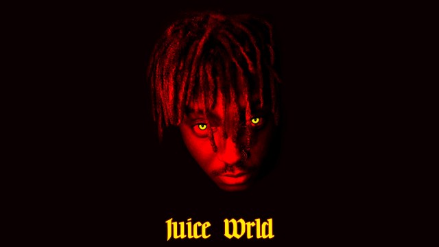 Juice Wrld Black background