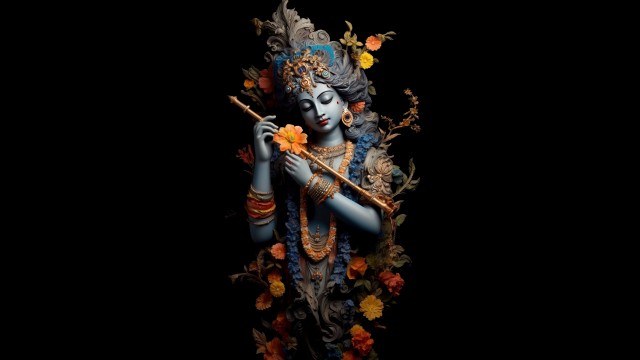 Lord Krishna AI art