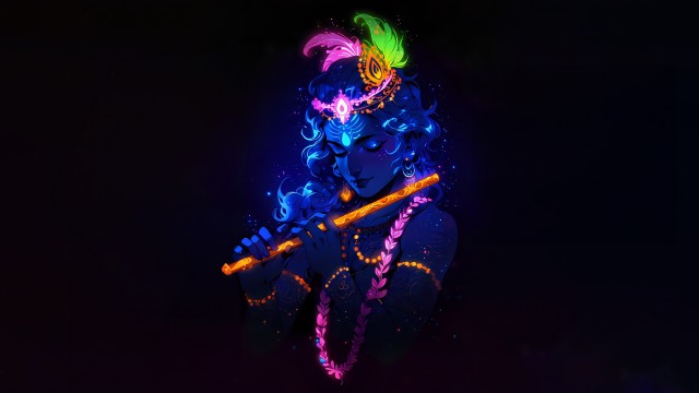Lord Krishna Glowing