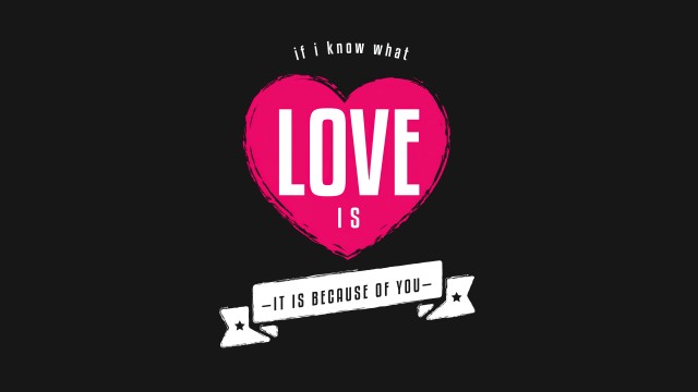 Love quotes Dark background