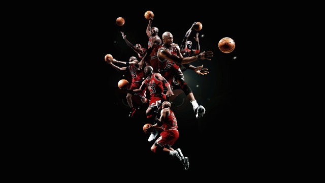 Michael Jordan Black background