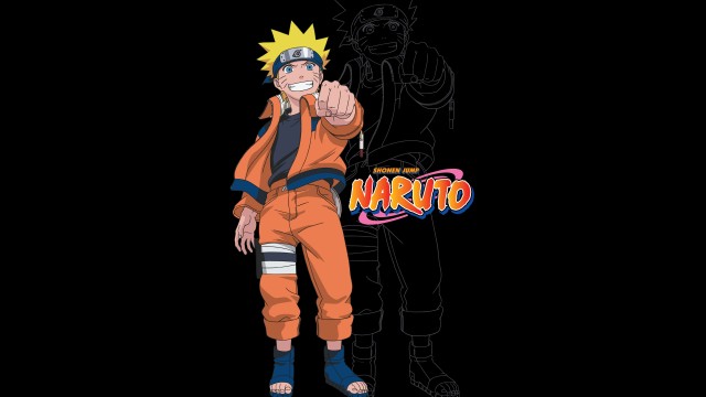 Naruto Uzumaki Black background