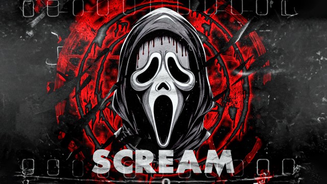Scream Ghostface Dark background