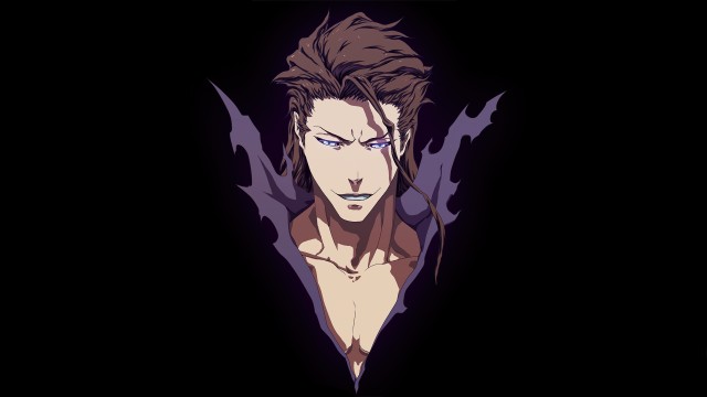 Sosuke Aizen Black background