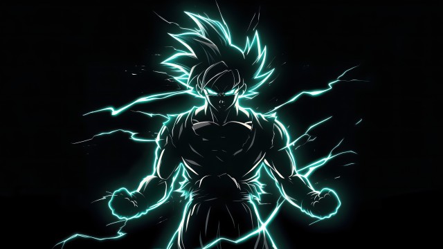 Ultra Instinct Goku Neon art