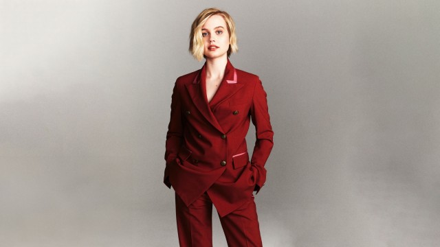 Angourie Rice Burgundy