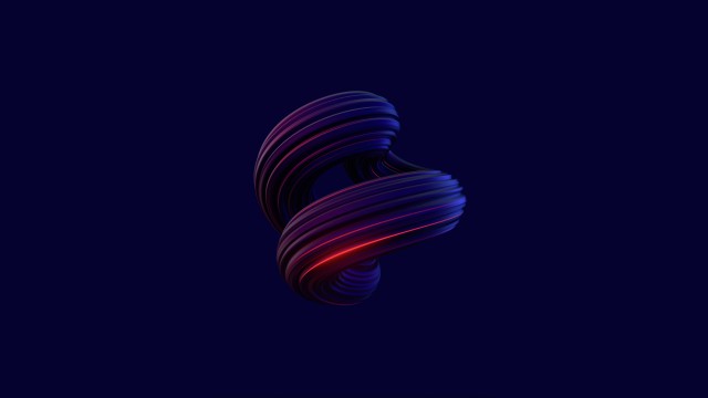 3D background Dark blue