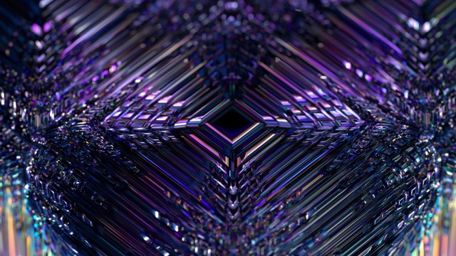 3D background Psychedelic