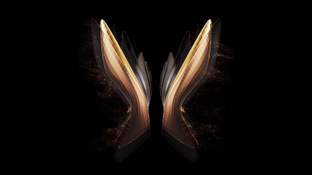 Abstract background Fold phone