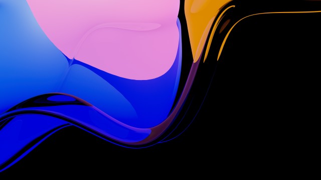 Abstract Glass background AMOLED