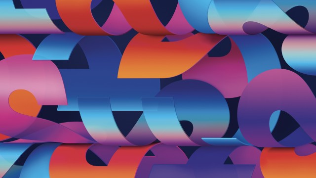 Apple Studio Display Colorful background